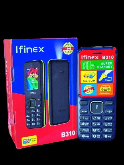 New Ifinex B310 triple sim Three-3 sim card big torch kabambe/katululu/mulika mwizi/button feature phone
