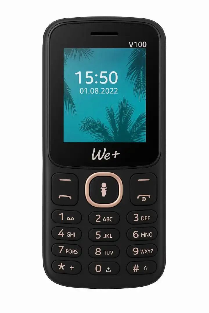 We+ V100 PHONE 1.77" screen 5C Battery wireless FM Torch light dual sim bright torch smart live featured phone