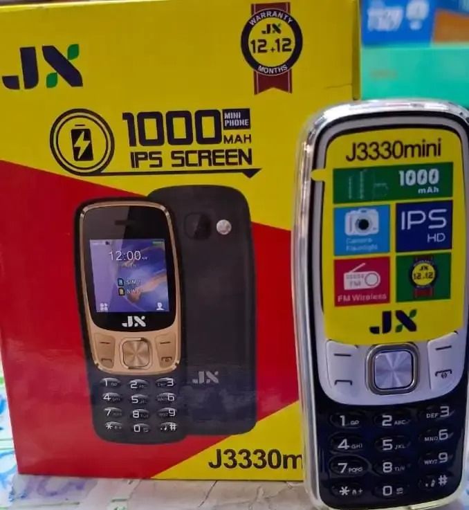 Jx J3330 mini phone 1.3" Screen Kabambe Wireless FM Camera,Bright Touch,Facebook,1000mAh Dual Sim featured phones