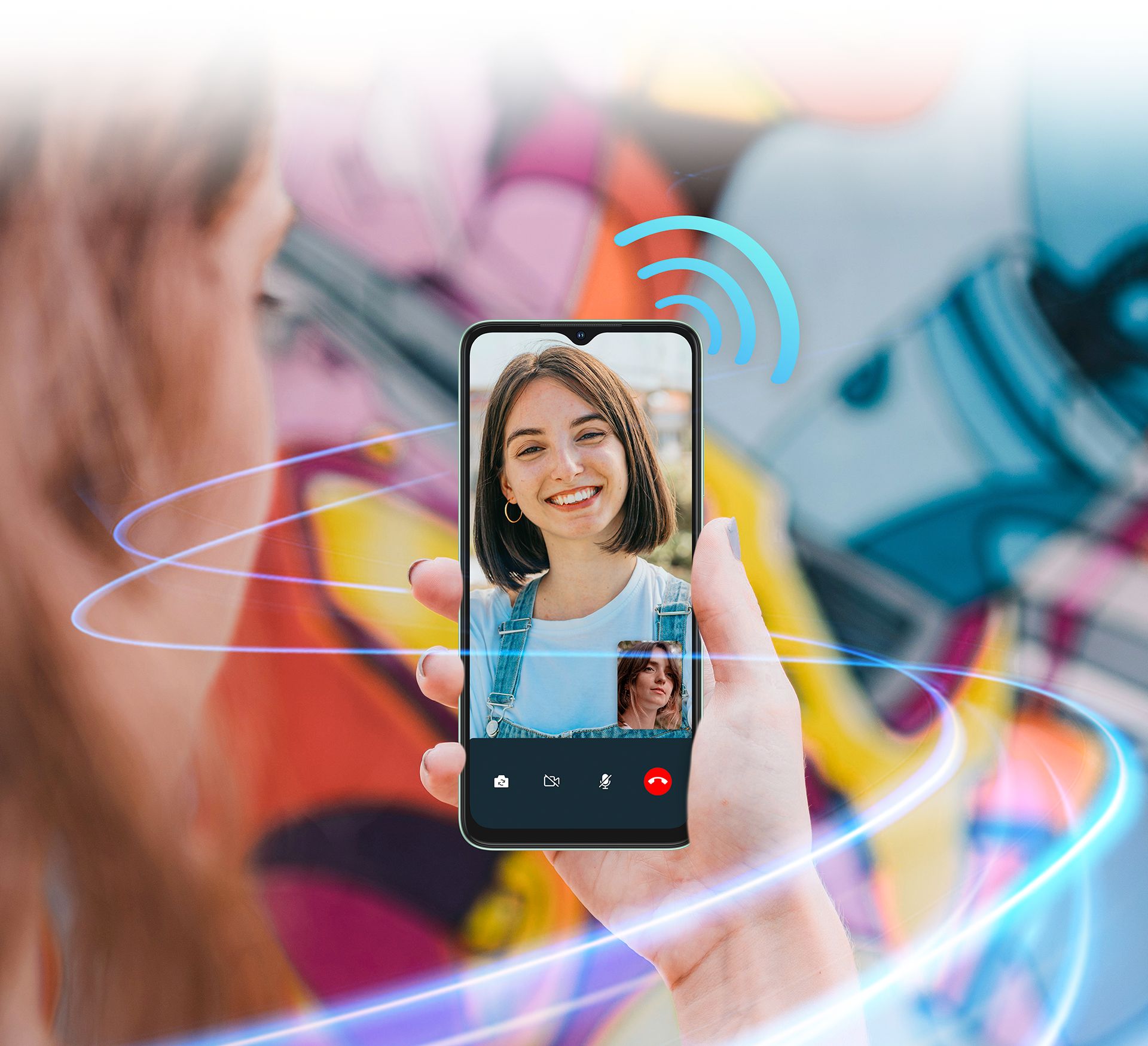 IBrand New itel A50 64GB+(2+4)6GB RAM 6.6" Screen Phone Dual SIM 8MP+5MP Camera 5000mAh Baterry Fingerprint And Face Unlock Smart Phones