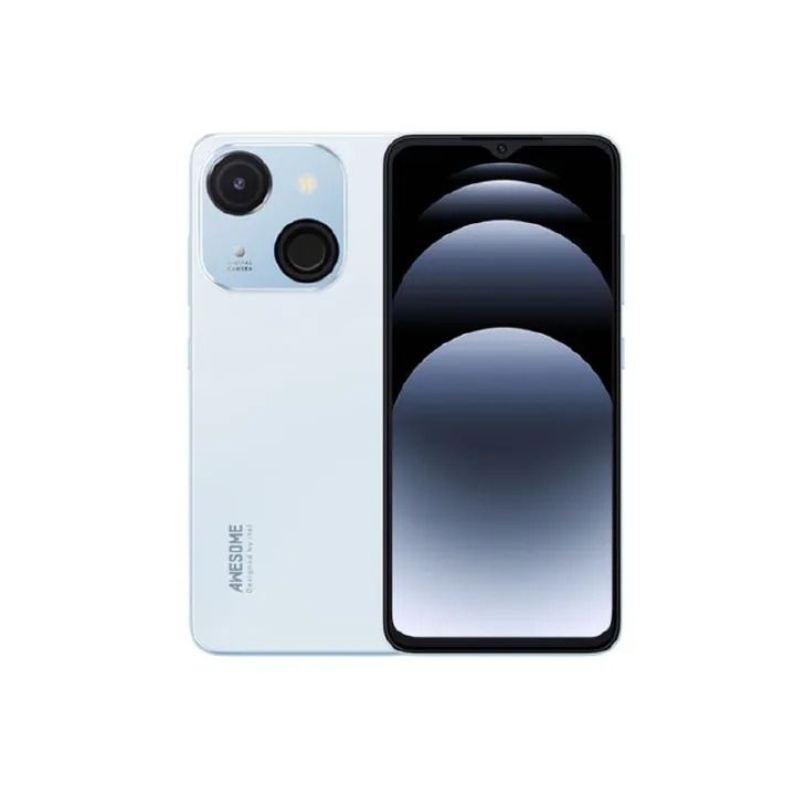 Itel A06 3G Network 32GB+(2+2)4GB RAM 6.6" Screen Phone Dual SIM 8MP+5MP Camera - Android 14 Go Edition - Unisoc SC7731E chipset  4000mAh Baterry Fingerprint And Face Unlock Smart Phones