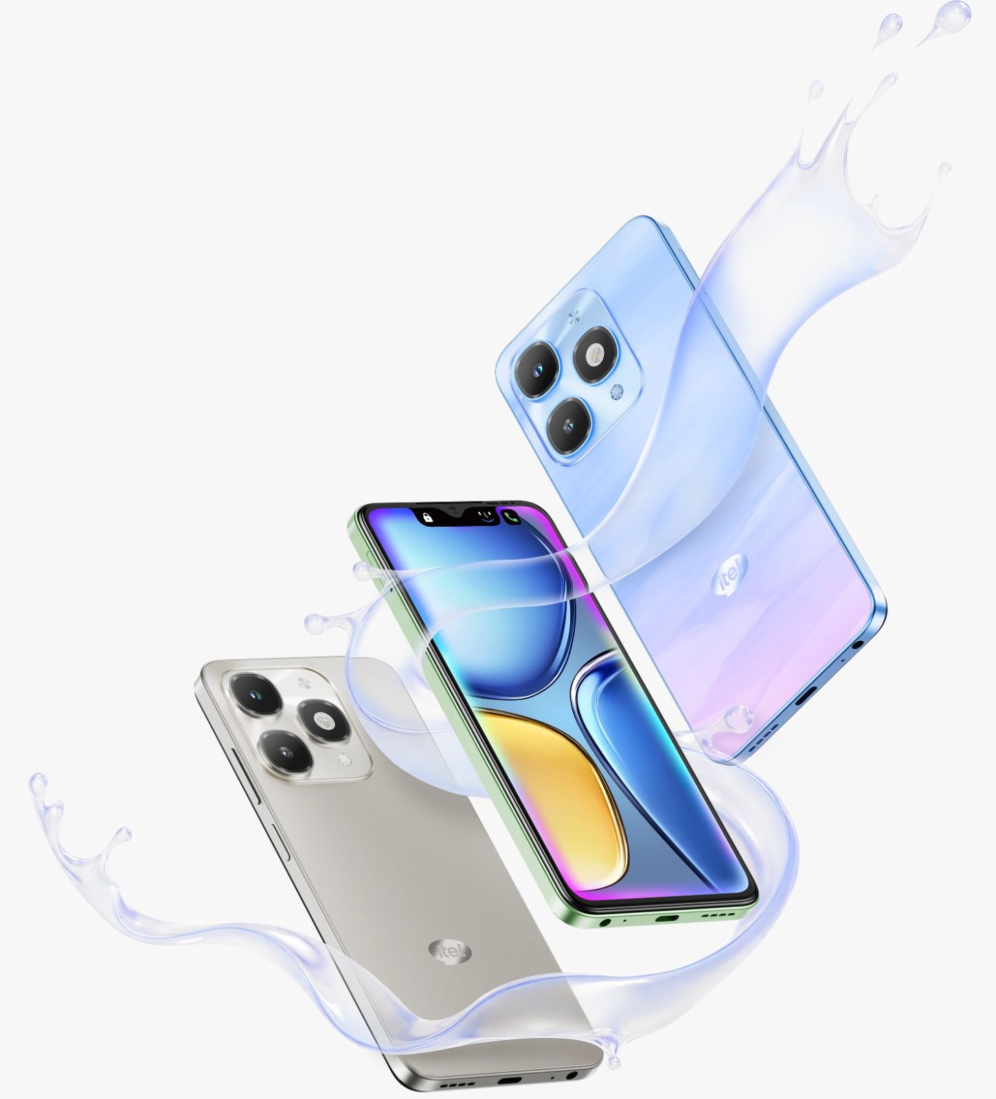 [Anniversary Sale] Itel A90 128GB+12(4+8)GB RAM 6.6“ 90HZ Display Phone Dual SIM 4G Network 13MP Camera Fingerprint Unlock 15W 5000 mAh Battery Android 14 Smart Phones