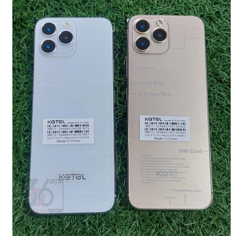 KGTEL K15 PRO MAX 2.4" Display Dual SIM Card 0.3MP Camera 1500 mAh ButtonFull touch TYPE-C Charger Featured Phones