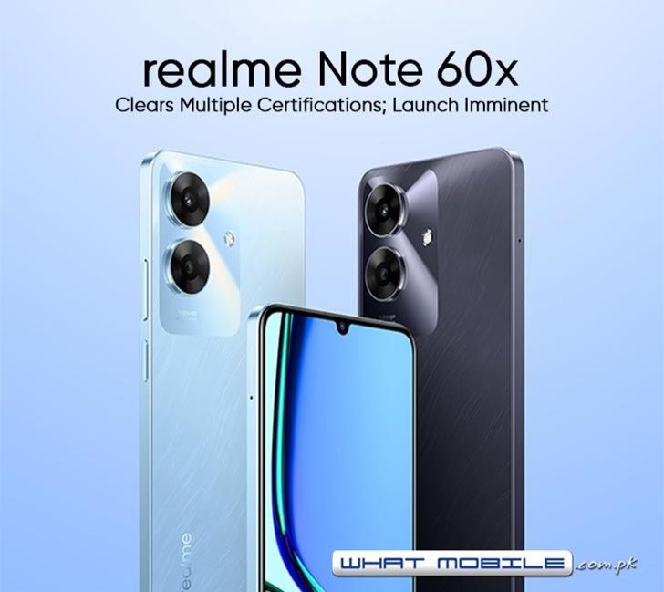 LIMITED DISCOUNT!! Brand New Realme Note 60x 6.74" IPS LCD Display, 3GB RAM+64GB ROM, 5000mAh, Android 14, 8MP Rear & 5MP Front Camera, Dual SIM, Fingerprint (side-mounted) - Smartphones