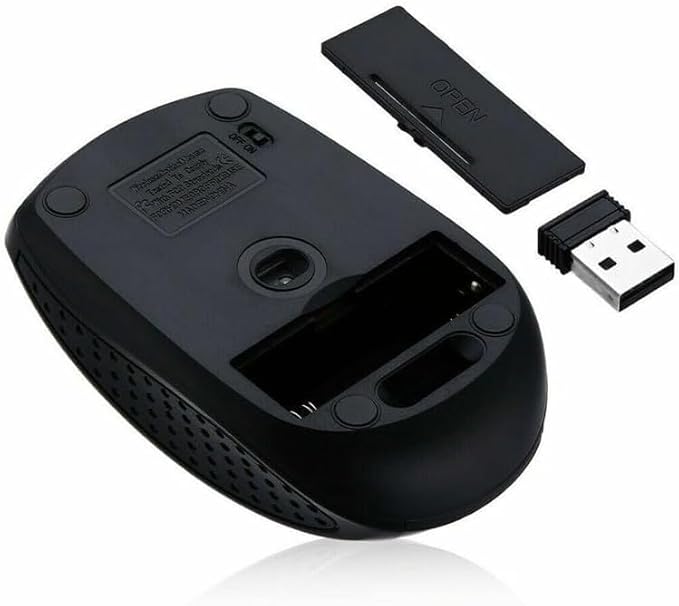Wireless Mouse - Wireless Mouse for Laptop, 2.4GHz Wireless Mouse with USB Receiver, Ergonomic Mouse with 1600 DPI Optical Resolution, Compatible with Computer & Chromebook+free gifts