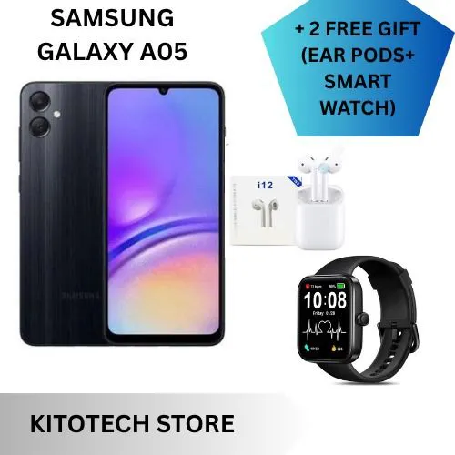 [Anniversary Sale] Brand New Samsung Galaxy A05 64GB+4GB 6.7 inch display  50MP Camera 6.7" 90Hz  MediaTek Helio G85 (Octa-core, up to 2.0GHz) 5000mAh 25W Type-C Charge Android 13  Smart Phones phone