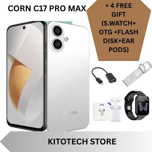 [ NEW ARRIVAL] CORN C17  MAX 6.6 inch display 64GB + 5GB (3+2) 13MP main camera + 8MP selfie camera 5000 mAh Android 13 with a face ID unlock dual sim support  UNISOC T7250 Processor smartphones