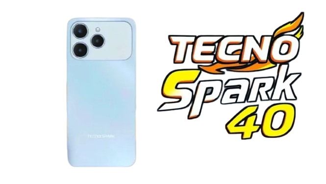Tecno Spark 40 128GB + 8GB(4+4GB EXTENDED) 6.67'' Hole Screen Camera 50MP Main Camera 8MP Front Camera 45W Super Charging 5200mAh  Side Fingerprint Free call without signal smartphone. + FREE GIFTS