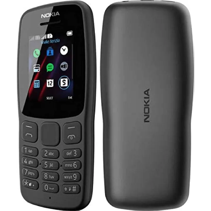 [NEW ARRIVAL] NOKIA 106 1.8  inches Li-Ion 800 mAh, removable Dual SIM Glass front, plastic back, plastic frame 4MB 4MB RAM FM radio featured phones