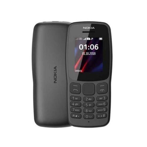 [NEW ARRIVAL] NOKIA 106 1.8  inches Li-Ion 800 mAh, removable Dual SIM Glass front, plastic back, plastic frame 4MB 4MB RAM FM radio featured phones
