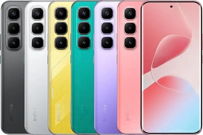 Infinix Hot 60 Pro Plus 128GB+8GB 6.78" 144Hz Curved AMOLED Display 50+13MP Camera 5160mAh Battery 45W Fast Charging Corning Gorilla Glass 7i IP65 Infinix Hot 60 Pro+ AI Smartphone