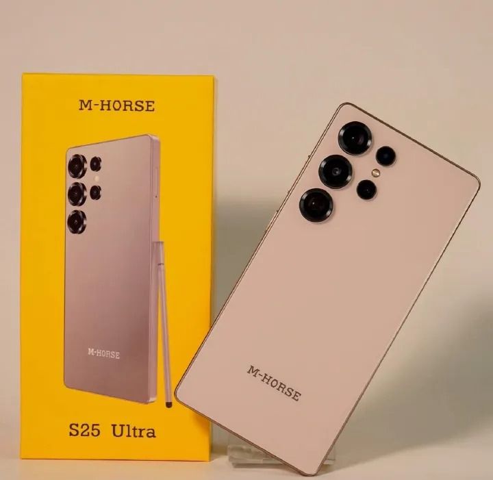 M-HORSE S25 Ultra 6.6'' HD + incell 4GB RAM + 64GB ROM 5MP Front camera +8MP Rear camera 5000mAh battery capacity with stylus pen side fingerprint UNLOCK Android 14 phone smartphone