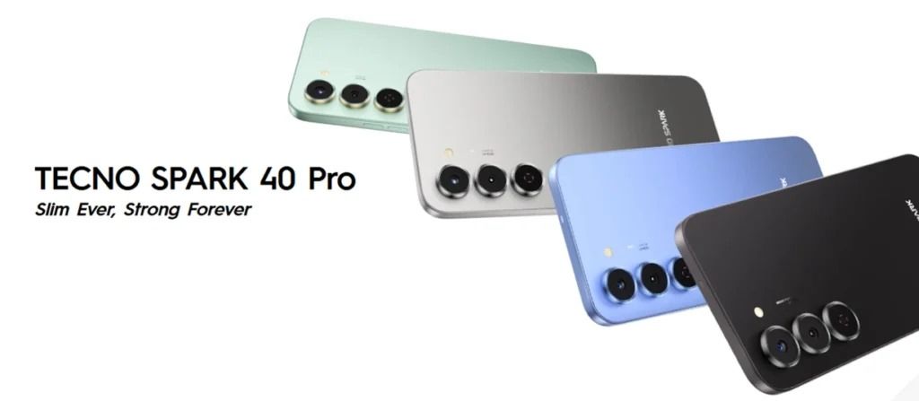 [NEW ARRRIVAL] Tecno Spark 40 Pro 6.78 inches 128GB ROM 8GB RAM 50 MP main camera + 13 MP selfie camera   5200 mAh 45W  Android 15 Mediatek Helio G100 Ultimate (6 nm) Octa-core Fingerprint smartphones