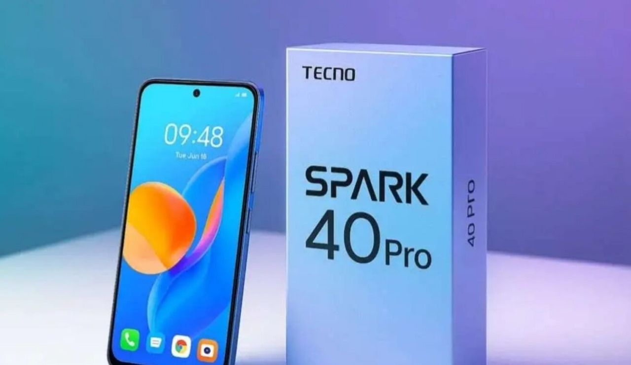 [NEW ARRRIVAL] Tecno Spark 40 Pro 6.78 inches 128GB ROM 8GB RAM 50 MP main camera + 13 MP selfie camera   5200 mAh 45W  Android 15 Mediatek Helio G100 Ultimate (6 nm) Octa-core Fingerprint smartphones