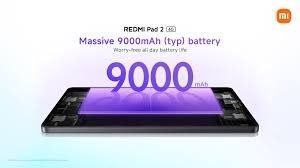 [ NEW ARRIVAL ] Xiaomi Redmi Pad 2 4G 11.0 inches display 8GB RAM +256GB ROM  9000 mAh battery   8 MP main camera 5MP selfie camera IPS LCD Mediatek Helio G100 Ultra (6 nm) Android 15 Android tablet