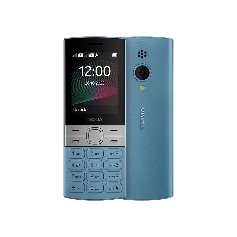 [ NEW ARRIVAL ] Nokia 150 4G 2.4 inches 4MB internal storage  display Li-Ion 1450 mAh battery Dual SIM Flashlight MP3 player Splash & dust resistant featured phone
