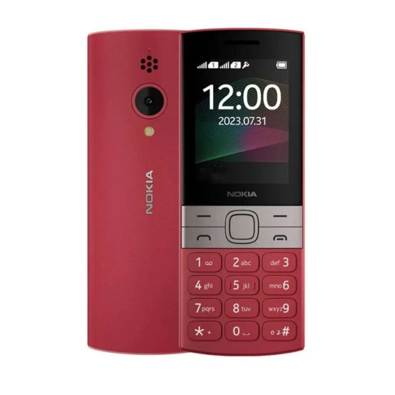 [ NEW ARRIVAL ] Nokia 150 4G 2.4 inches 4MB internal storage  display Li-Ion 1450 mAh battery Dual SIM Flashlight MP3 player Splash & dust resistant featured phone