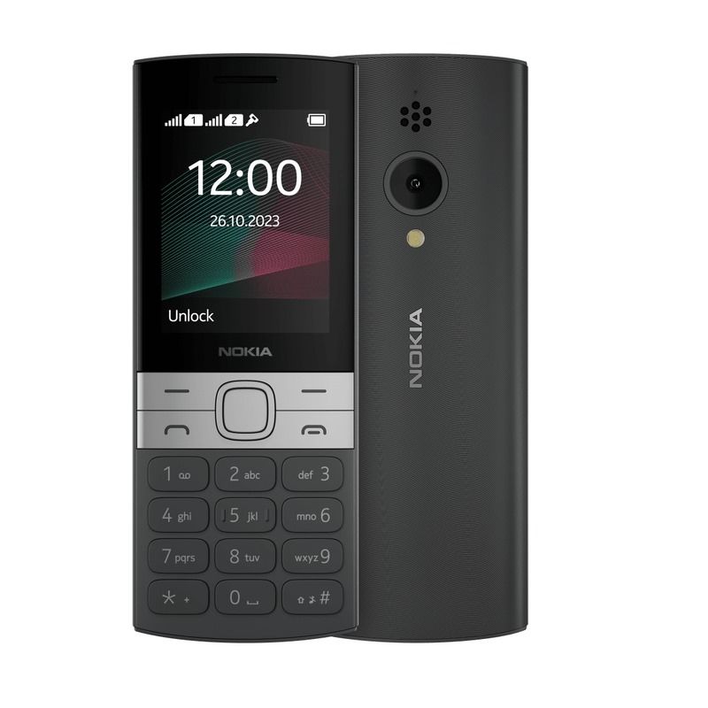 [ NEW ARRIVAL ] Nokia 150 4G 2.4 inches 4MB internal storage  display Li-Ion 1450 mAh battery Dual SIM Flashlight MP3 player Splash & dust resistant featured phone