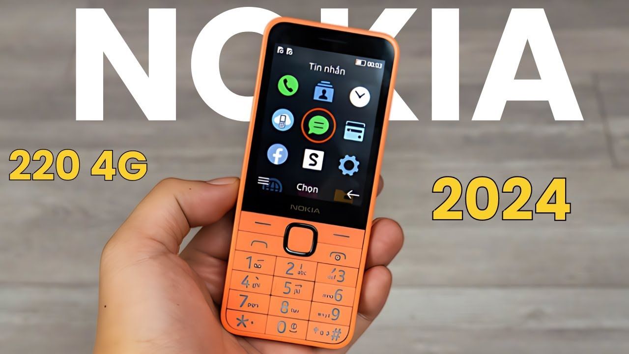 [ NEW ARRIVAL ] Nokia 220 4G 2.8 inches display 128MB 64MB RAM 1450 mAh  Nano-SIM + Nano-SIM Unisoc T107 (22 nm) Wireless FM radio USB Type-C MP3 player Cloud Apps portal featured phones