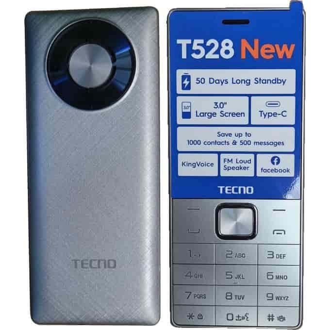 [ NEW ARRIVAL ] Tecno T528: 3.0'': 6MB ROM +8MB RAM: Dual sim Dual standby: 2500mAh Type C Charger: Bluetooth: Loudspeaker: Wireless FM Radio: 2G Network : Featured phones.