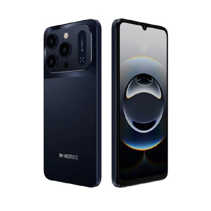M-HORSE M17 Pro Max 6.8'' HD + incell 8GB (4GB 4GB EXTENDED) RAM + 128GB ROM 8MP Front camera +16MP Rear camera 5000mAh battery capacity side fingerprint UNLOCK Android 14 phone smartphone