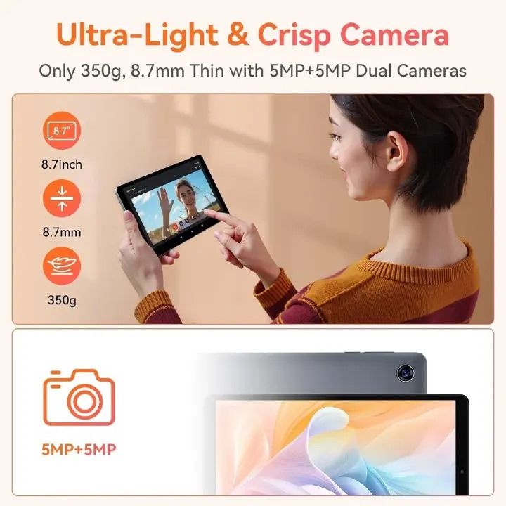 [NEW ARRIVAL] BRAND NEW ALLDOCUBE Iplay 60 Mini Tab, 8.68" IPS DISPLAY 90Hz Reflex, 400Nits, Octa-core 128GB ROM + 12GB RAM 16MP MAIN CAMERA Android 15 Tablet