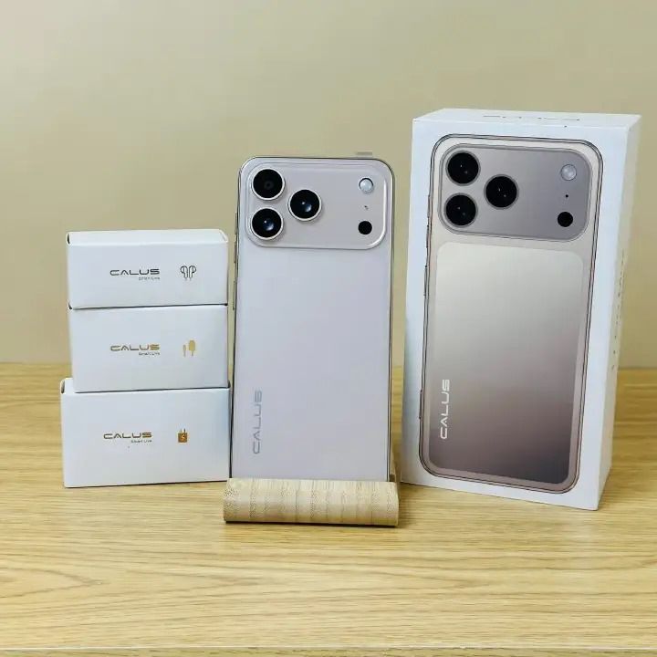 Calus 17 Pro Max Android 14 smartphone 128gb Rom + 8gb Ram 6.6 inches IPS LCD screen display 5200mAh battery capacity OCTA-CORE Processor 26mp dual main camera+ 13mp selfie android smartphone