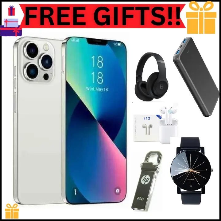 Calus 16 Pro Max Android 14 smartphone 128gb Rom + 8gb Ram 6.6 inches screen 5200mAh battery capacity OCTA-CORE Processor 26mp dual main camera+ 13mp selfie android smartphone + FREE GIFTS FOR