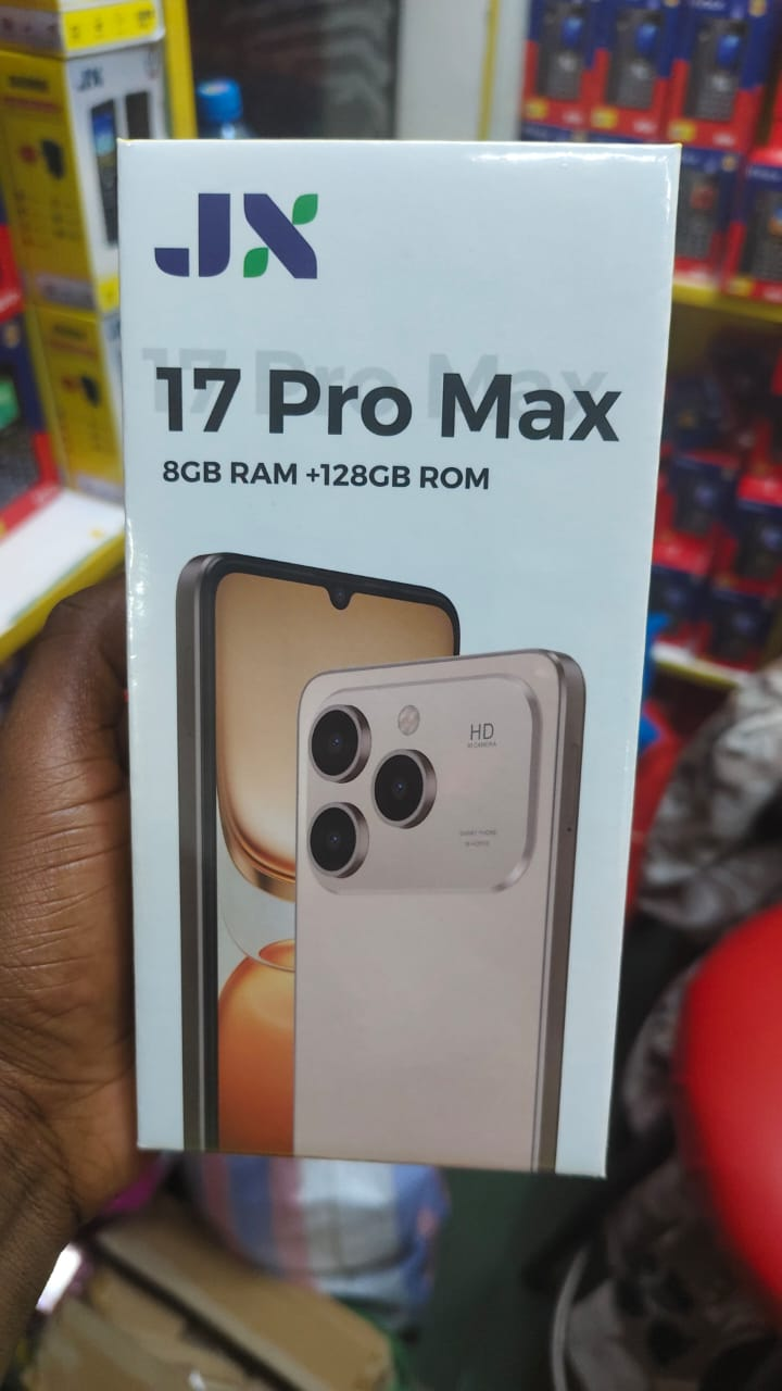 JX 17 Pro Max Android 14 smartphone 128GB Rom +8GB Ram 6.8 inches IPS LCD screen display 5000mAh battery capacity OCTA-CORE Processor 32mp dual main camera+ 16mp selfie android smartphone