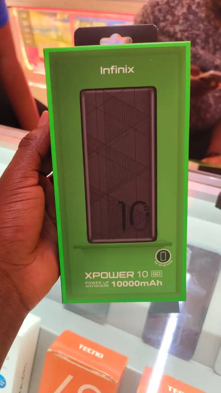 ORIGINAL Infinix XPOWER 10 GO XP10 10000mAh power bank. can charge upto 4 phones . two way quick charge with super fast charging .can maintain power for a long period of time