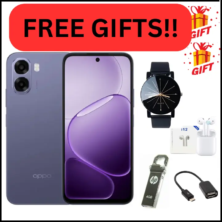 Brand New OPPO A6X 128GB ROM + 4GB RAM 6.75" SCREEN DISPLAY Smartphone 6100 mAh Battery CAPACITY 120Hz refresh rate 13MP+5MP Camera Android 15 Dual Sim Smart phones + FREE GIFTS JUST FOR YOU