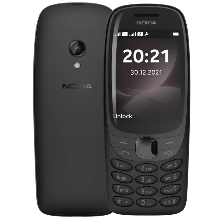Nokia 6310 2021 Smartphone 2.8" Screen Dual SIM Phone 2G Call Rear Camera 0.5MP Shock Resistant and Durable Super Strong Signal Long Battery Backup Phone NO Camera Memory Card Supported Featured PHONE