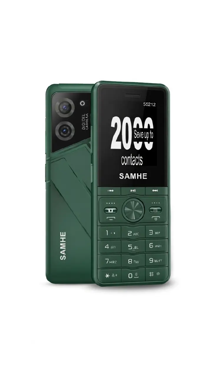 SAMHE S5282 1.77" SCREEN SIZE TRIPLE SIM CARD PHONE TYPE C CHARGING 25BI BIG BATTERY WITH CAMERA, WIRELESS FM , TORCH BT CONNECTIVITY FEATURED PHONE