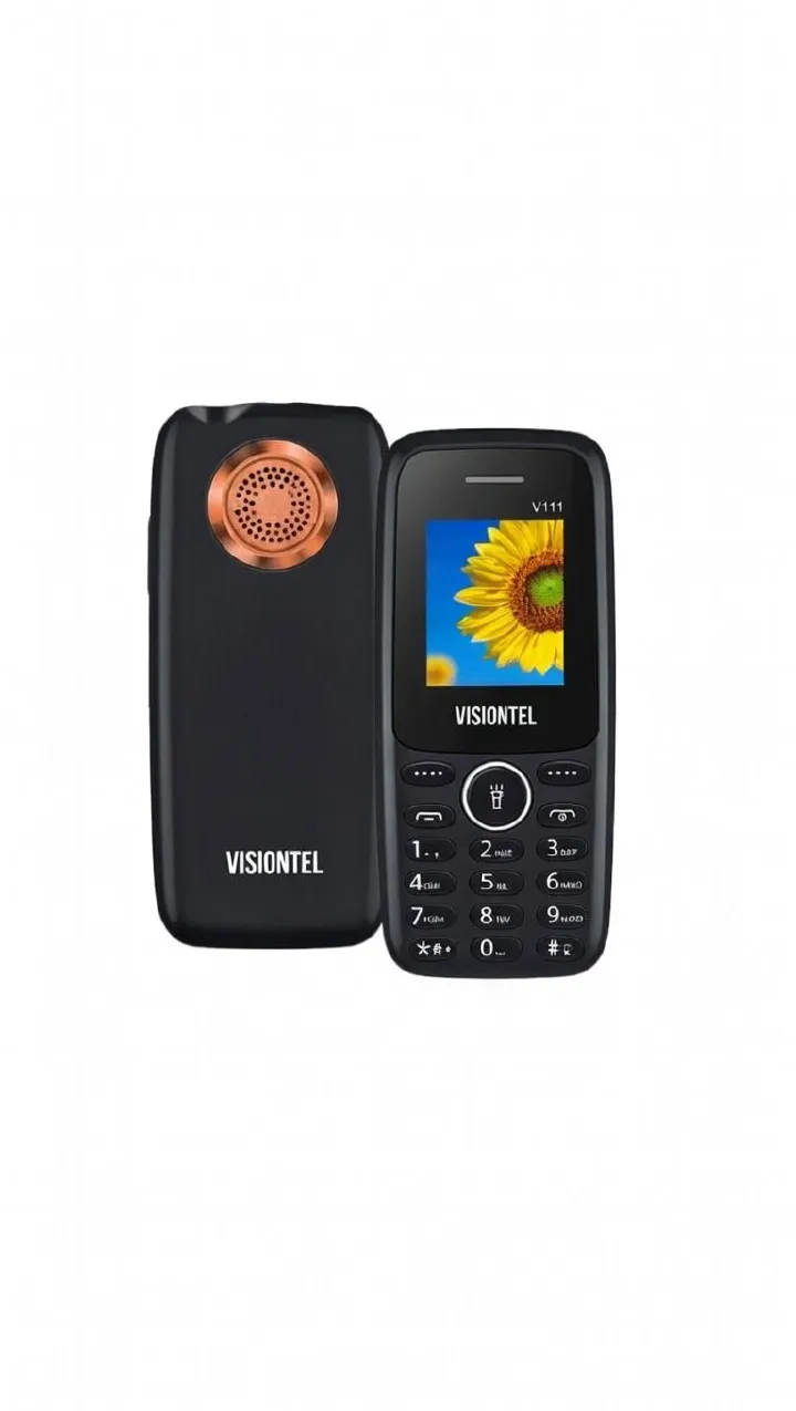 VISIONTEL V111, 1.77" Kabambe, Wireless FM, Camera, Bright Torch, Facebook, 1000mAh BATTERY CAPACITY (Dual Sim) KATULULU/KABAMBE/MULIKA MWIZI PHONE WITH TORCH Dual sim feature phone