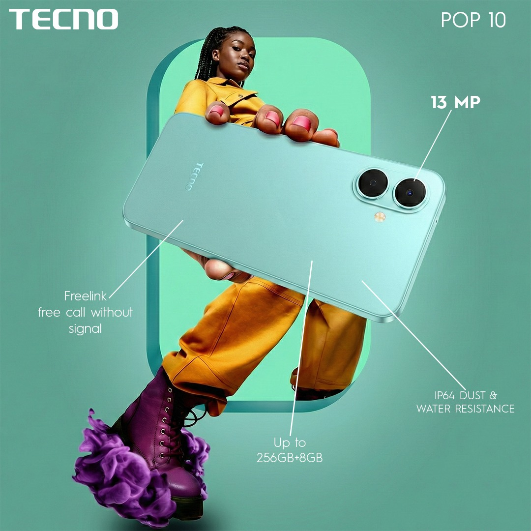 GOOD DEALS !!{NEW ARRIVAL}! TECNO POP 20 64GB ROM +4GB RAM 6.75 inch FHD 5000mAh Battery 13MP Main Camera Dual SIM 4G 15W FAST NETWORK UNISOC T7250 PROCESSOR Android 15 Mobile Phones SMARTPHONES