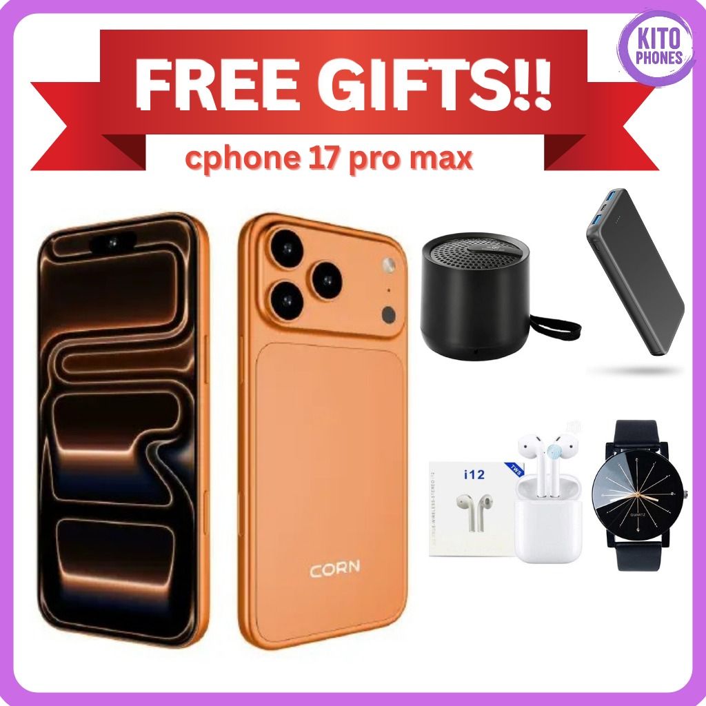 [ BRAND NEW ] CORN Cphone 17 Pro Max Android 14 smartphone 64GB Rom +5(2+3GB) Ram 6.6 inches IPS LCD screen display 5000mAh battery  OCTA-CORE 13mp  main camera+ 8mp android smartphone + free gifts
