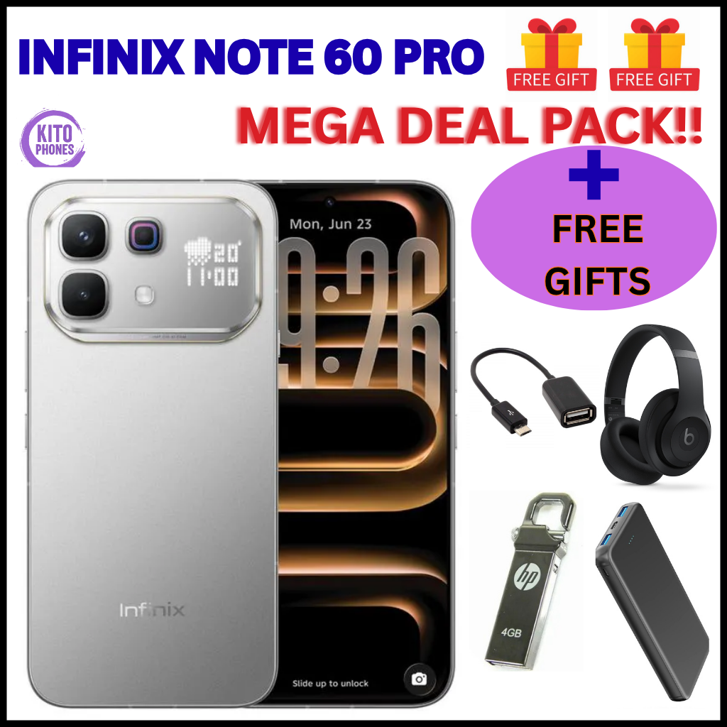 [New Launch] Infinix Note 60 Pro 256GB+16GB(8+8)GB RAM 6.78" 144Hz Screen Dual SIM Slim 5G Phone 50MP Camera 6000mAh Battery 90W charging Android 15 Snapdragon 7s Gen 4 SMARTPHONES +FREE