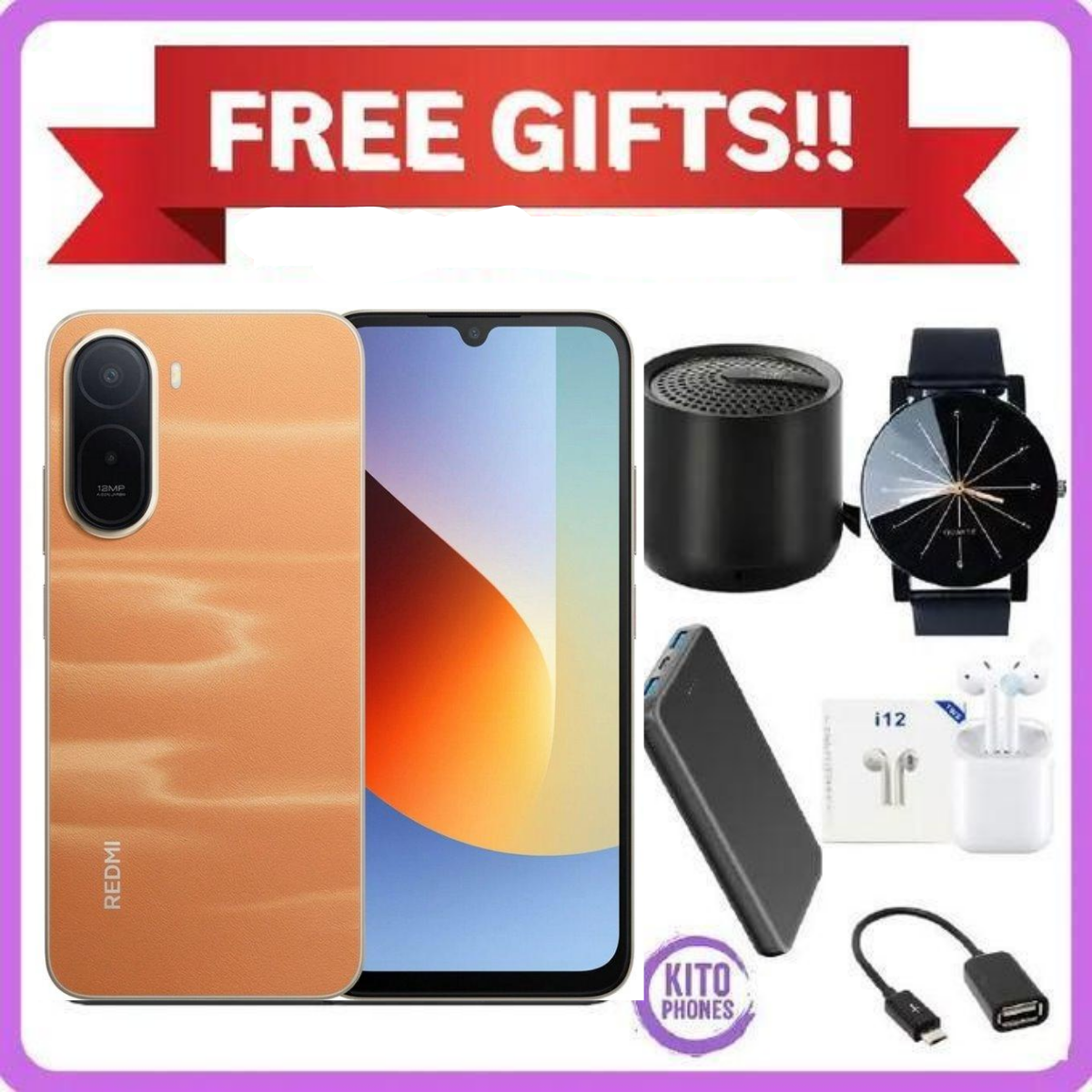 BRAND NEW XIAOMI REDMI A7 PRO, 4GB RAM + 64GB ROM STORAGE, 6.9" 13MP CAMERA+8MP SELFIE 6000mAh BATTERY, ANDROID 16, IPS LCD, 120Hz, Unisoc T7250, SIDE MOUNTED FINGERPRINT SMARTPHONE +FREE GIFTS