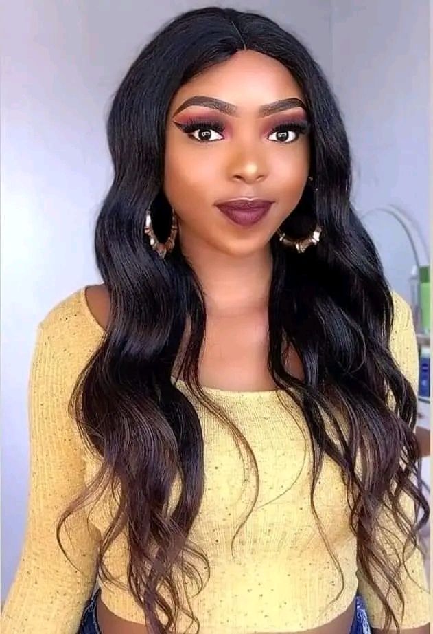 Body wave semi human Closure wig