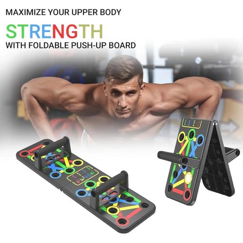 Foldable Professional Push Up Board - Foldable Push Up Board For Chest, Back, Shoulders And Triceps