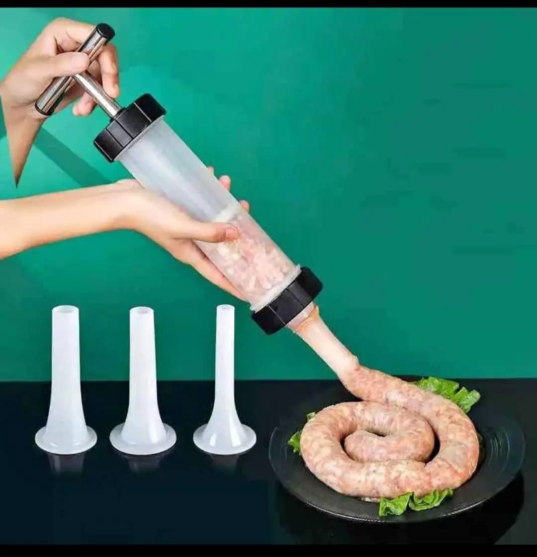 Mutura maker pump

Manual Sausage Maker, Sausage Stuffer Machine, Sausage Stuffer Tool, Meat Stuffer Filler, Fast Sausage Filling Tool for Beginner Salami Maker