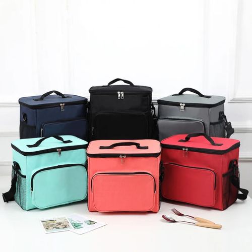 Insulated Lunch Box Cooler Bag for Women, men, Kids Adult, Collapsible Leakproof Lunch Bag with Adjustable Shoulder Strap for Work School Picnic Beach