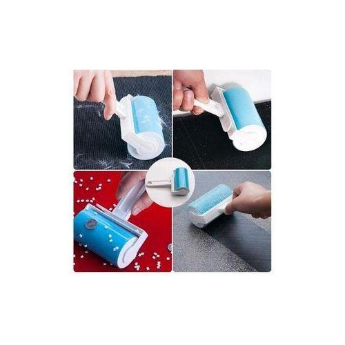 Washable Lint Roller remover Reusable Compact Pet Hair Remover Cleaner with Cover for Clothes, Pet Hairs,