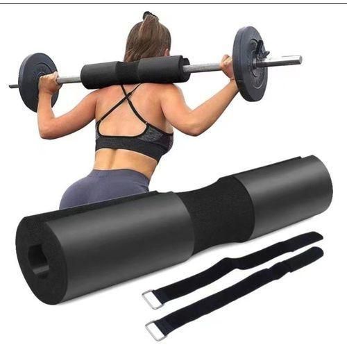 Barbell Squat Pad - Neck & Shoulder Protective Pad - Great for Squats, Lunges, Hip Thrusts, Weight Lifting & More - Fit Standard and Olympic Bars Perfectly