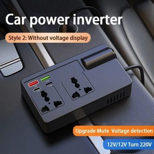 Portable 200W car power Inverter dc to ac 12v to 110V -220V to charge laptop, phones and other electronics