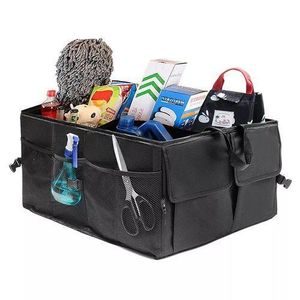 Foldable Car Boot Organizer Portable Multi Compartments Boot Trunk Organizer For Car Storage