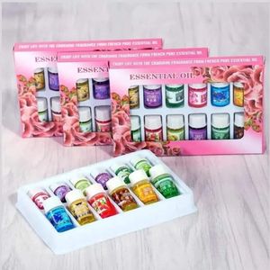 12pcs/Set Essential Oil Set Water Soluble Humidifier for Air Purifier Incense Aroma Lamp Relieve Stress Essential Oil