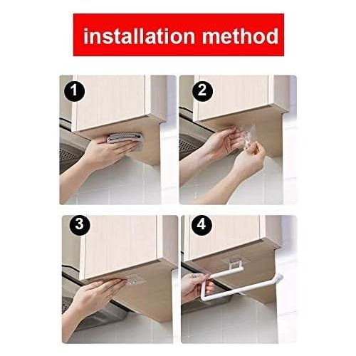 Kitchen Tissue Holder Hanging Toilet Roll Paper Holder Towel Rack