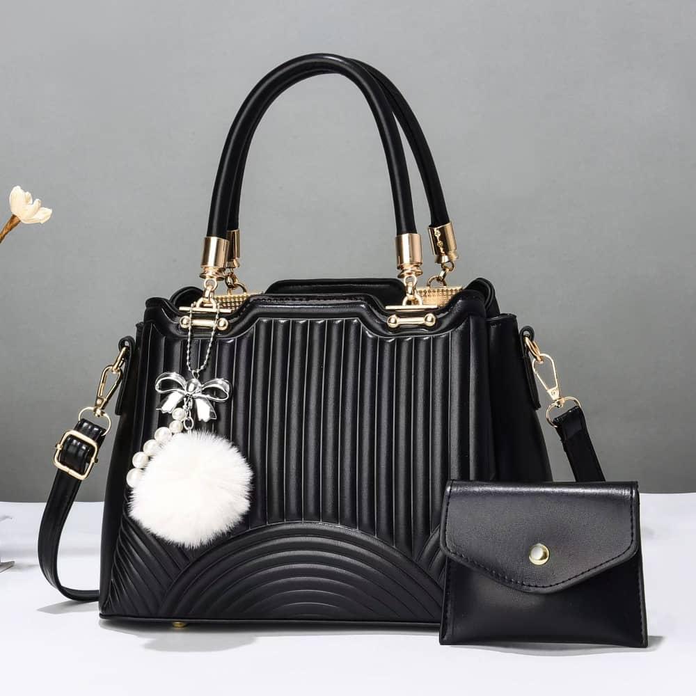 Trending Crossbody Bag Women'S Bags Purses and Handbags Pu Leather Sling Bags With 2 Pcs Set Handbags for Women Luxury( 2 in 1)