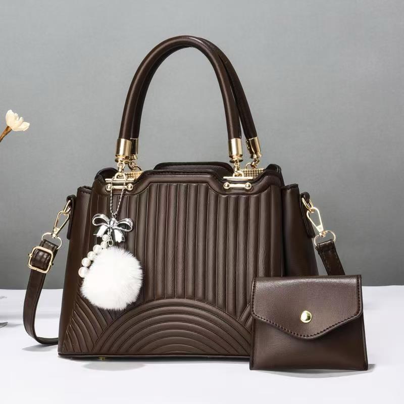 Trending Crossbody Bag Women'S Bags Purses and Handbags Pu Leather Sling Bags With 2 Pcs Set Handbags for Women Luxury( 2 in 1)